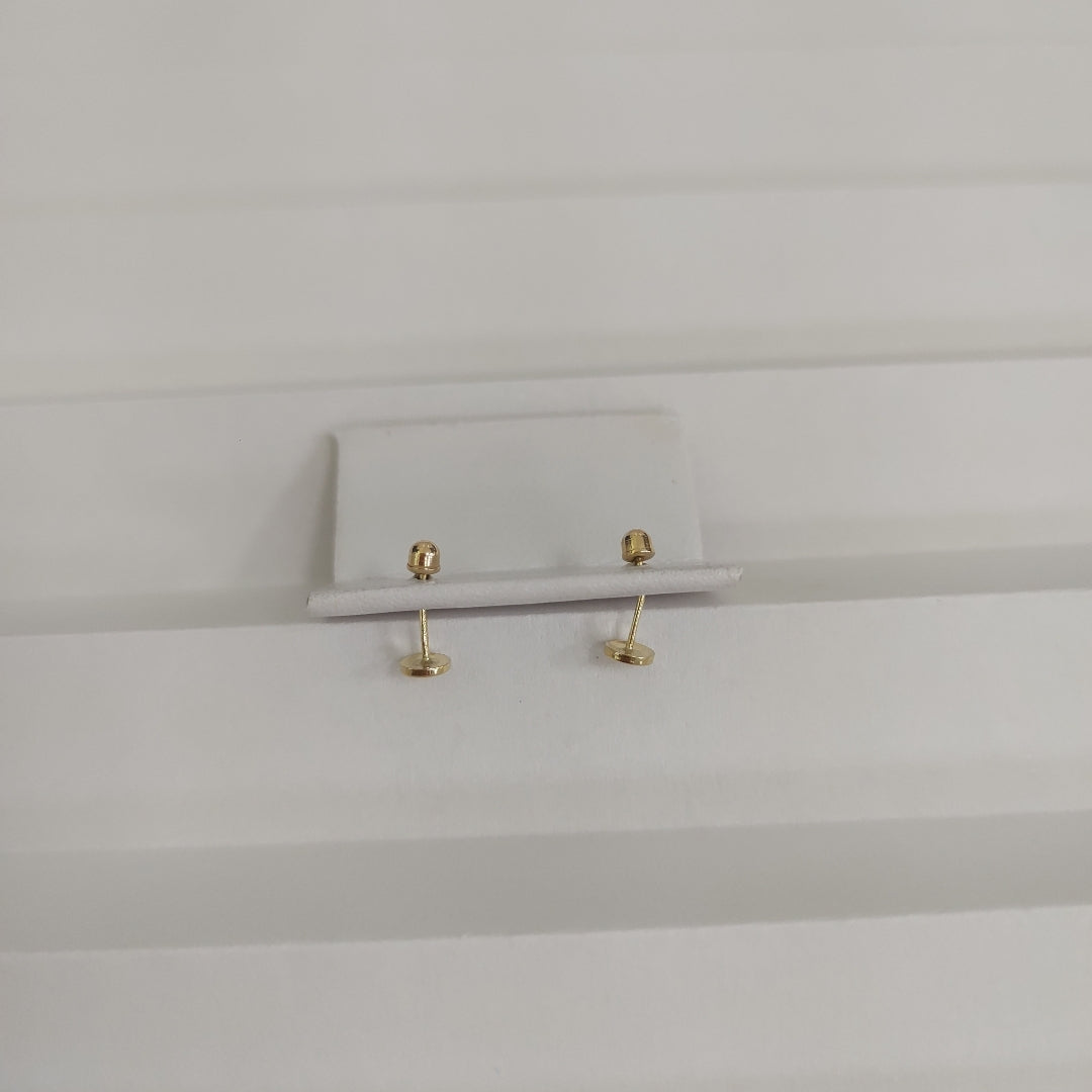 BROQUELES ORO 14K 1 (NUEVO)