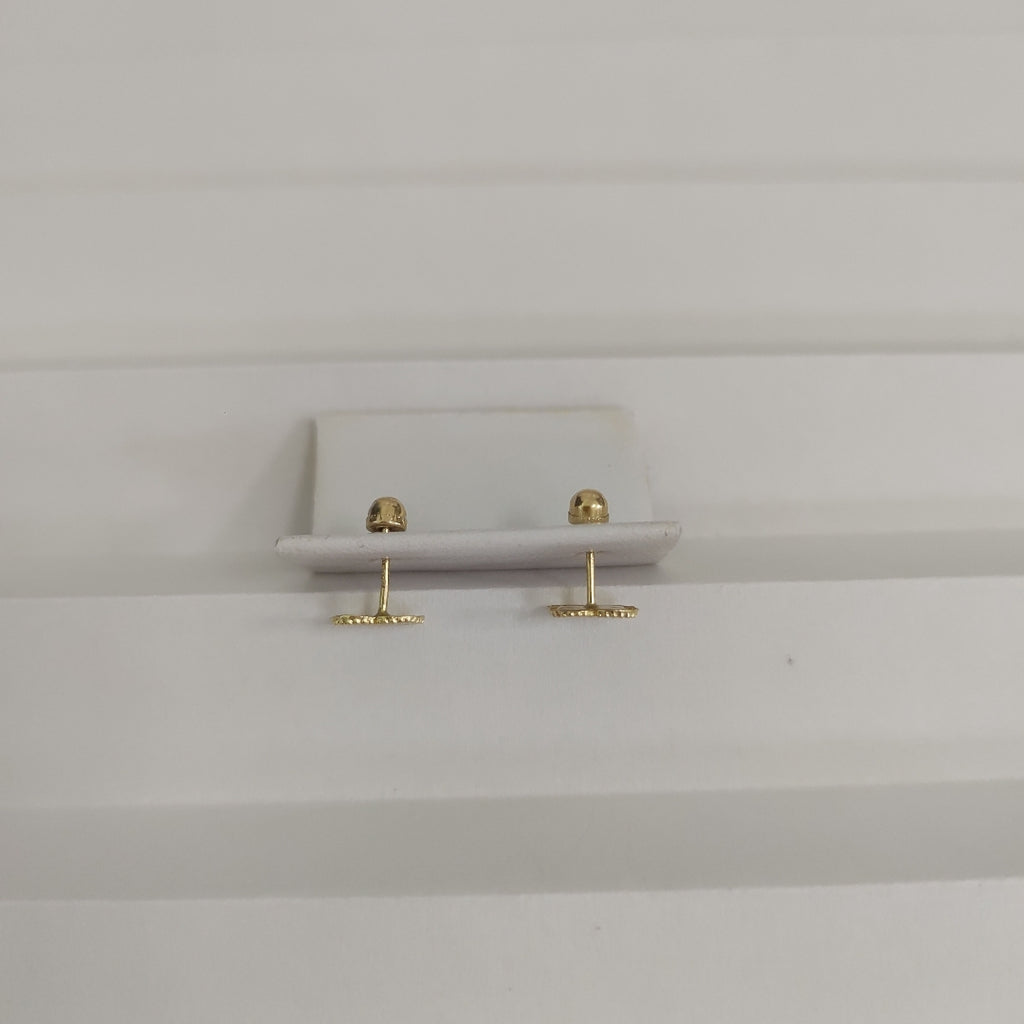 BROQUELES ORO 14K 1 (NUEVO)