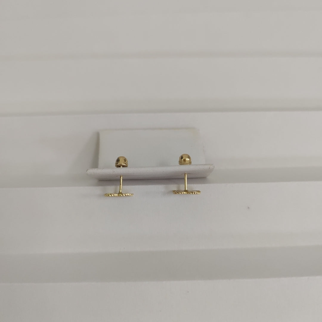 BROQUELES ORO 14K 1 (NUEVO)