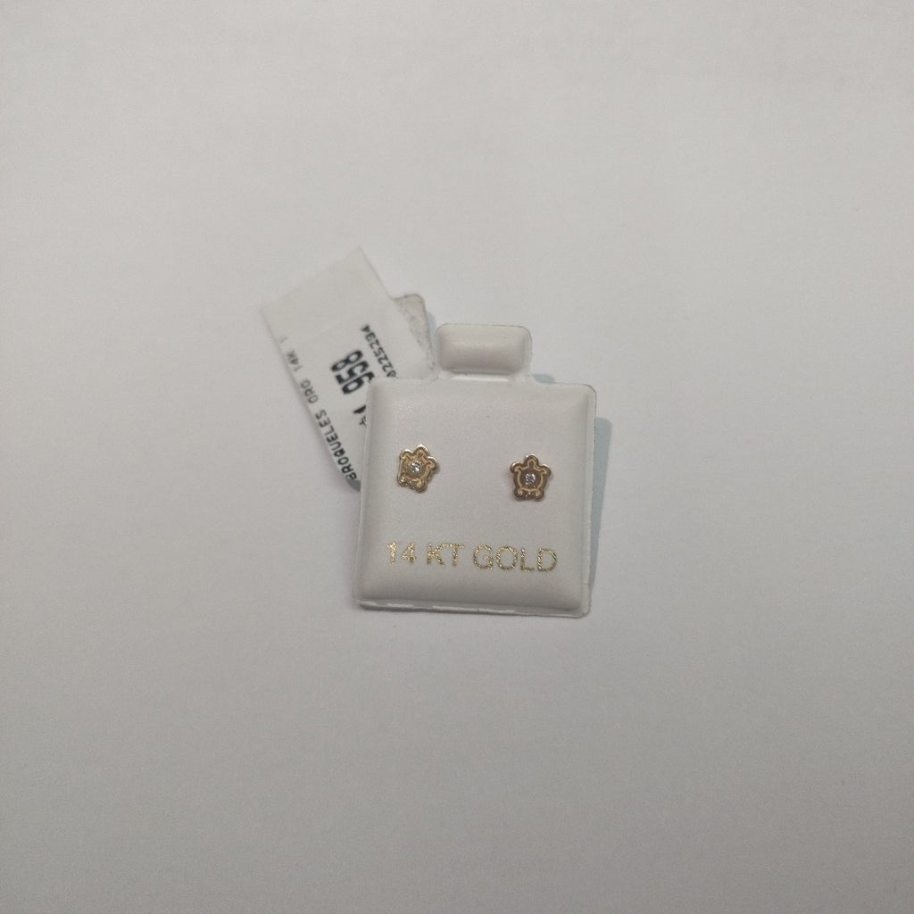 BROQUELES ORO 14K 1 (NUEVO)