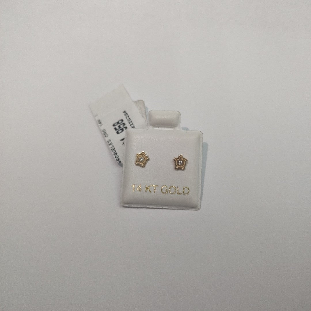 BROQUELES ORO 14K 1 (NUEVO)