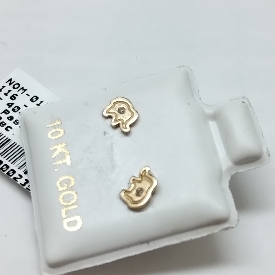 BROQUELES ORO 10K 1 (NUEVO)