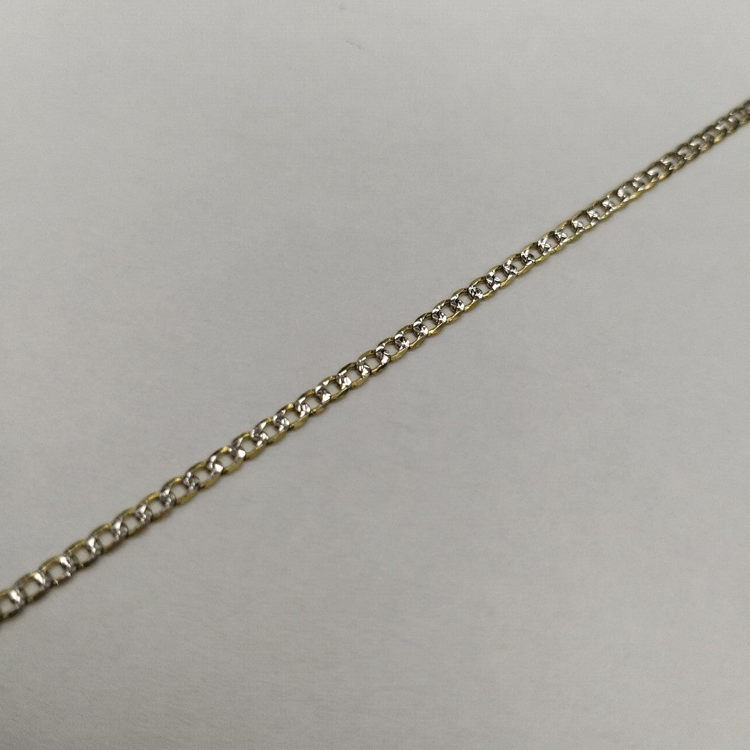 CADENAS BARBADA DIAMANTADA ORO 10K 2.8 (NUEVO)