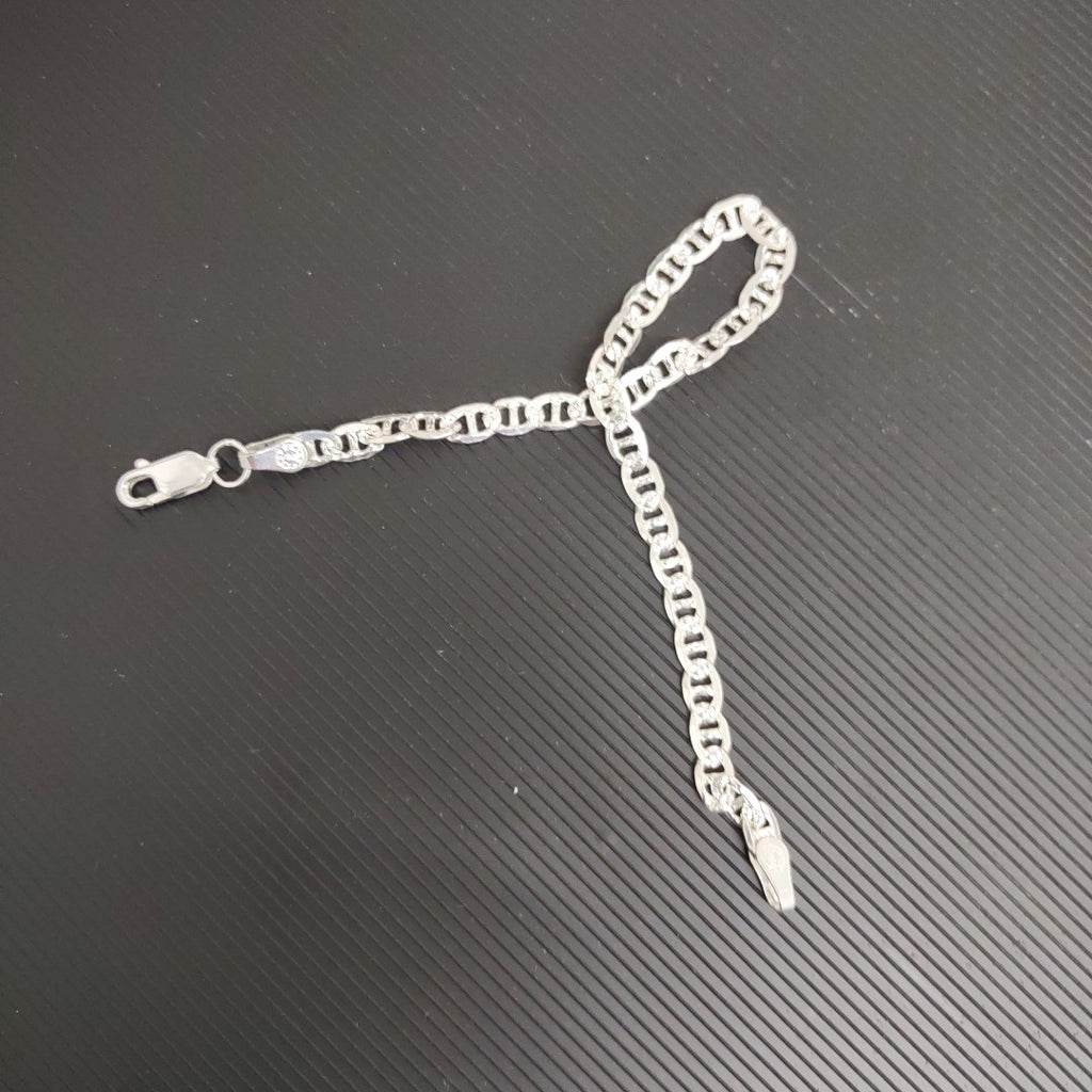 PULSERA TEJIDO MARINERO PLATA .925 4.2G (NUEVO)