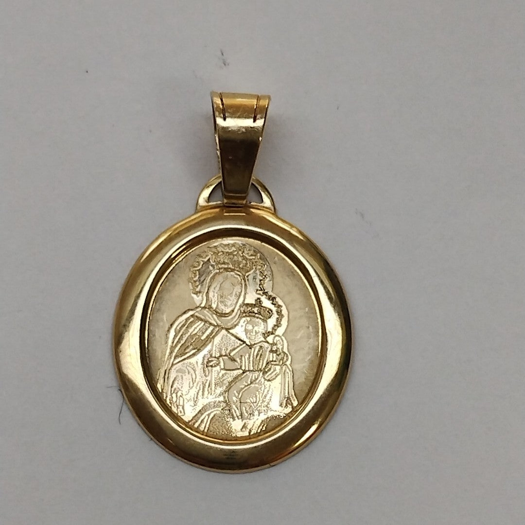 MEDALLA RELIGIOSA ORO 14 K 0,90 GRMS (SEMINUEVO)