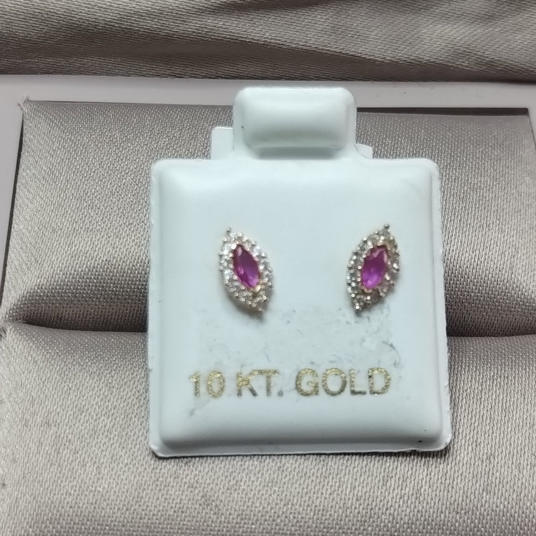 BROQUELES ORO 10K 1 (NUEVO)