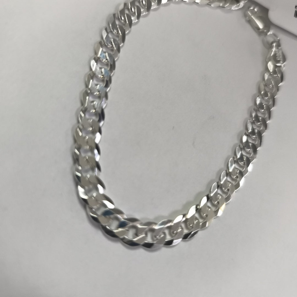 PULSERA BARBADA PLATA .925 10.5G (NUEVO)