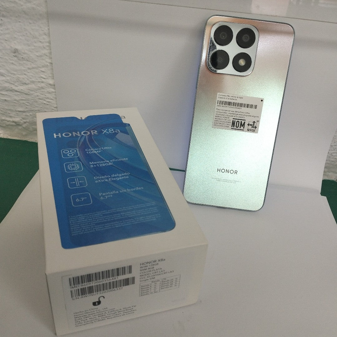 CELULAR HONOR X8A CRT-LX3 (2023) 128 GB 8 GB RAM (SEMINUEVO)