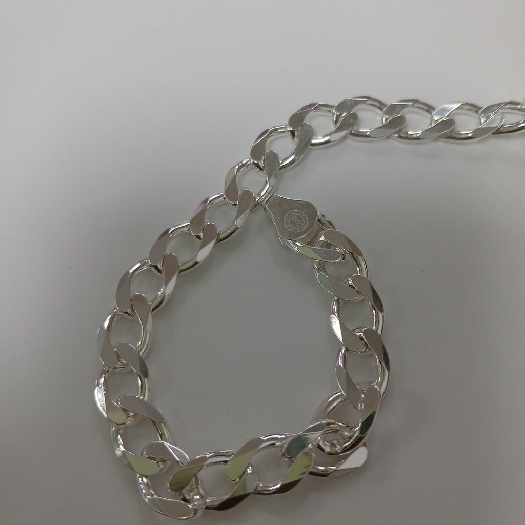 PULSERA BARBADA PLATA .925 19G (NUEVO)