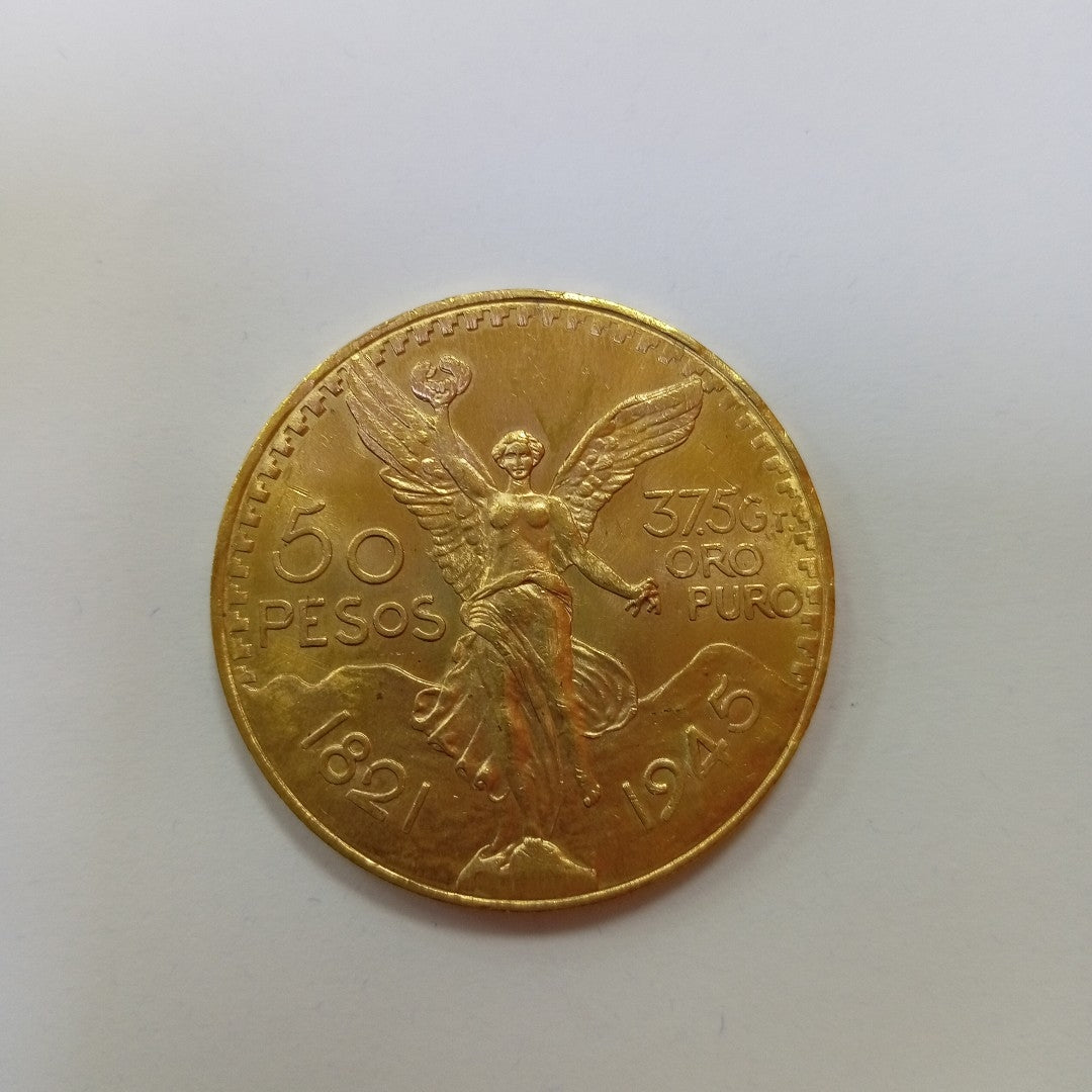K1 41.6 GRMS 21 K IDENTIFICACIÓN MONEDA NOMINATIVA. MONEDAS PESOS 50 PESO (SEMINUEVO)