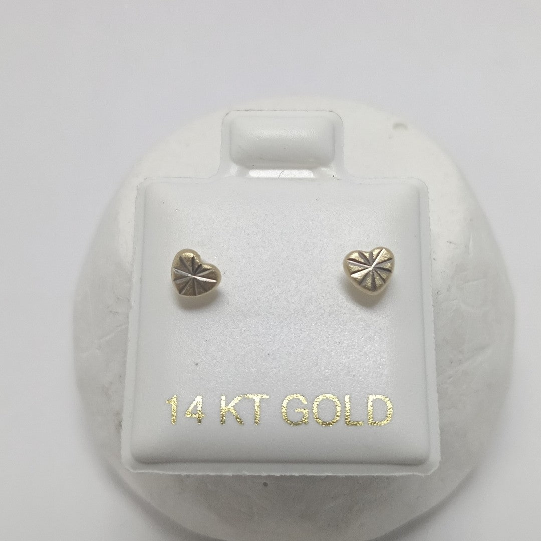 BROQUELES ORO 14K 1 (NUEVO)