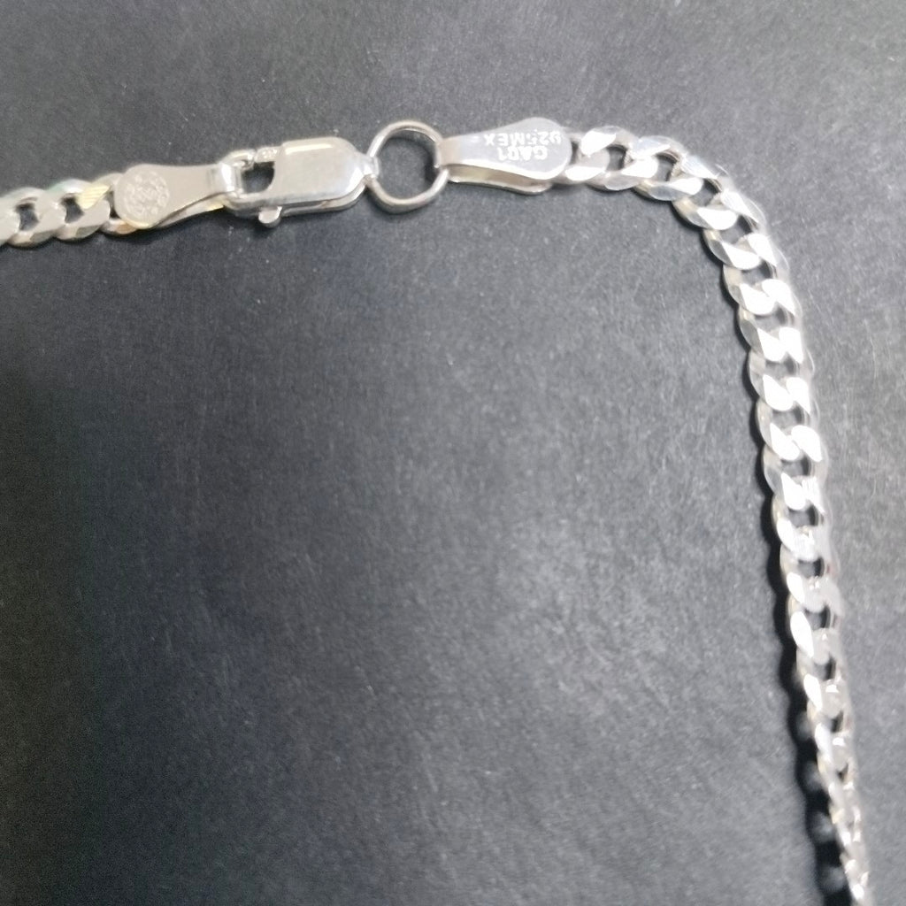 CADENA BARBADA PLATA .925 12.5G (NUEVO)