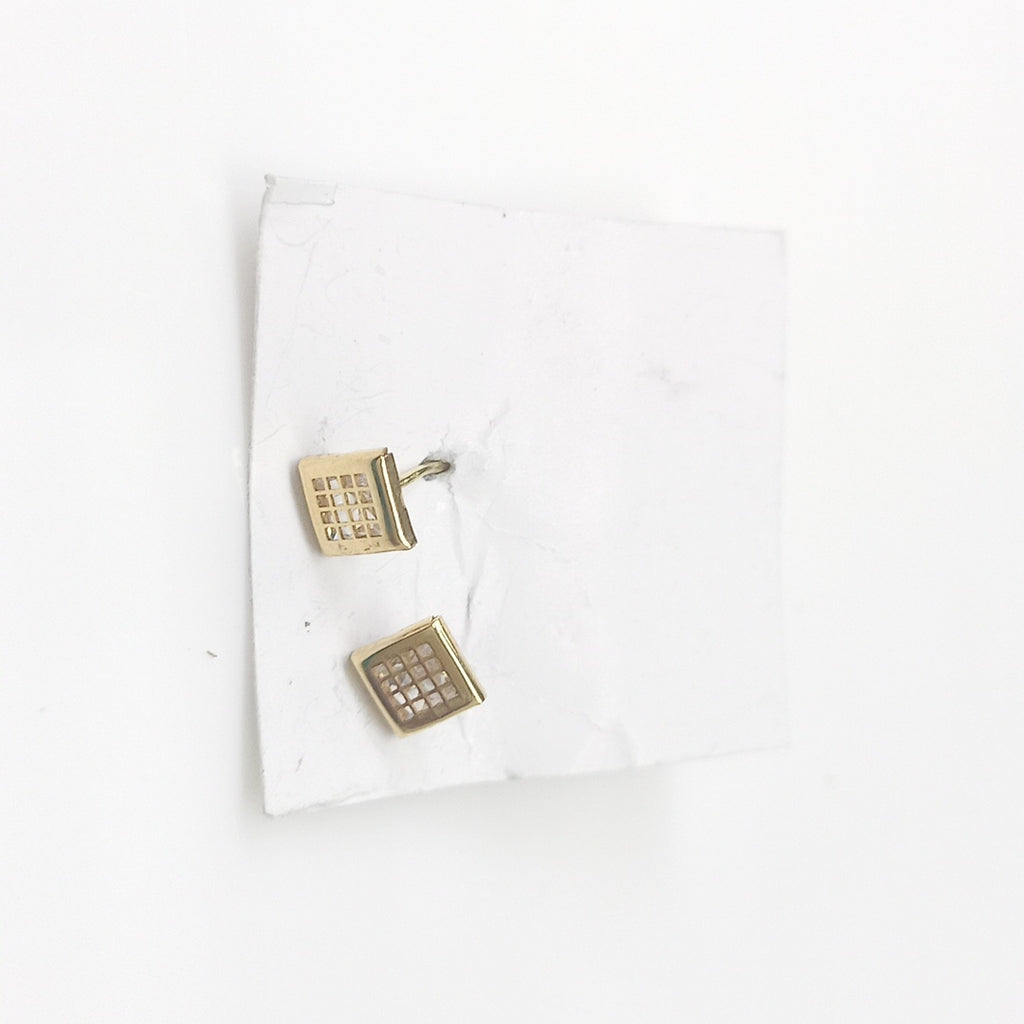 BROQUELES ORO 10K 1 (NUEVO)