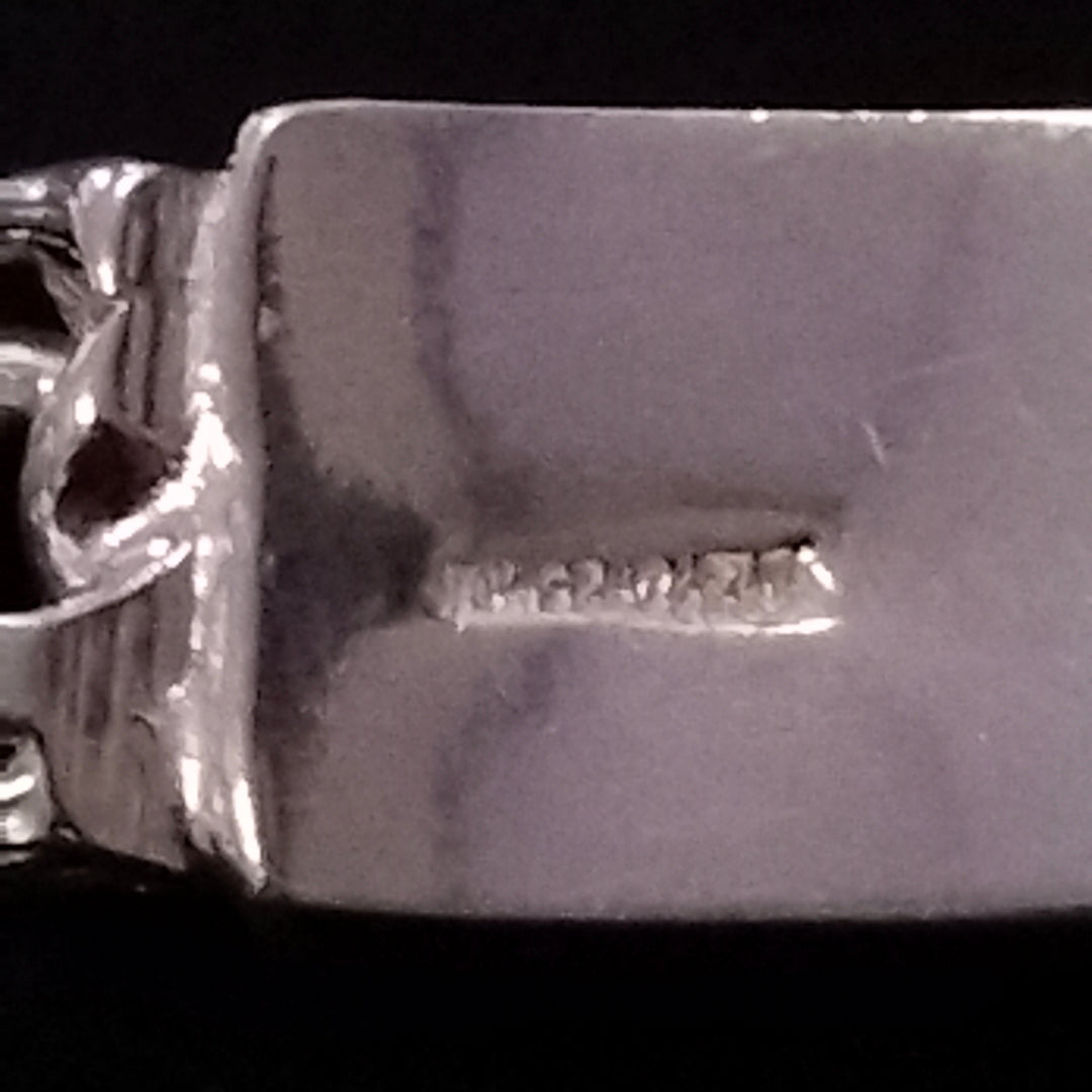 PULSERA TEJIDO ESPECIAL PLATA .925 34.7G (NUEVO)