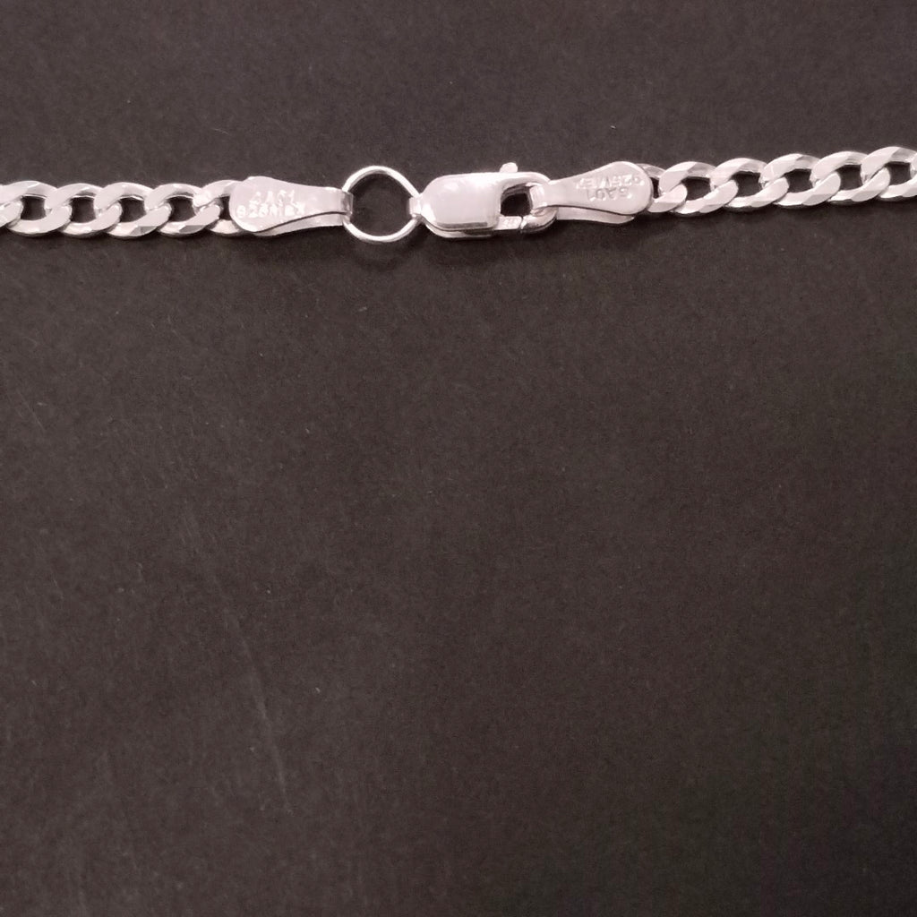 CADENA BARBADA PLATA .925 11.8G (NUEVO)