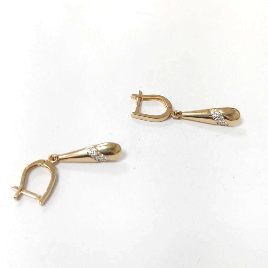 BROQUELES ORO 14K 2.5 (NUEVO)