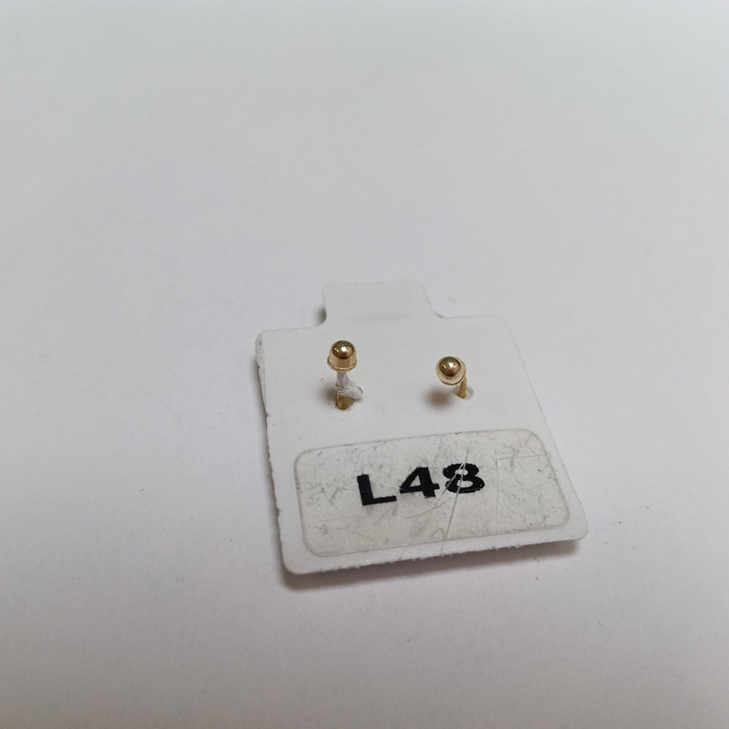 BROQUELES ORO 14K 1 (NUEVO)