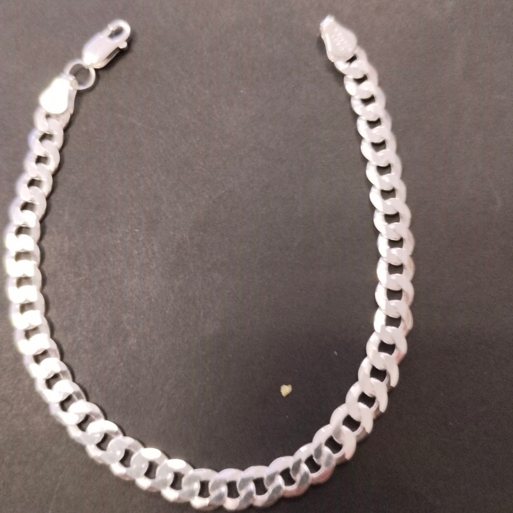 PULSERA BARBADA PLATA .925 10.5G (NUEVO)