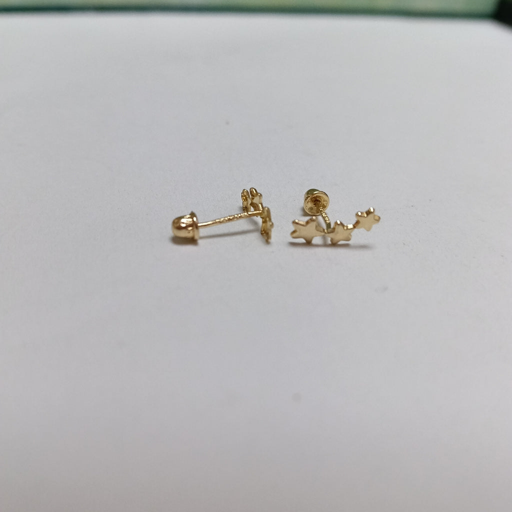 BROQUELES ORO 14K 1 (NUEVO)