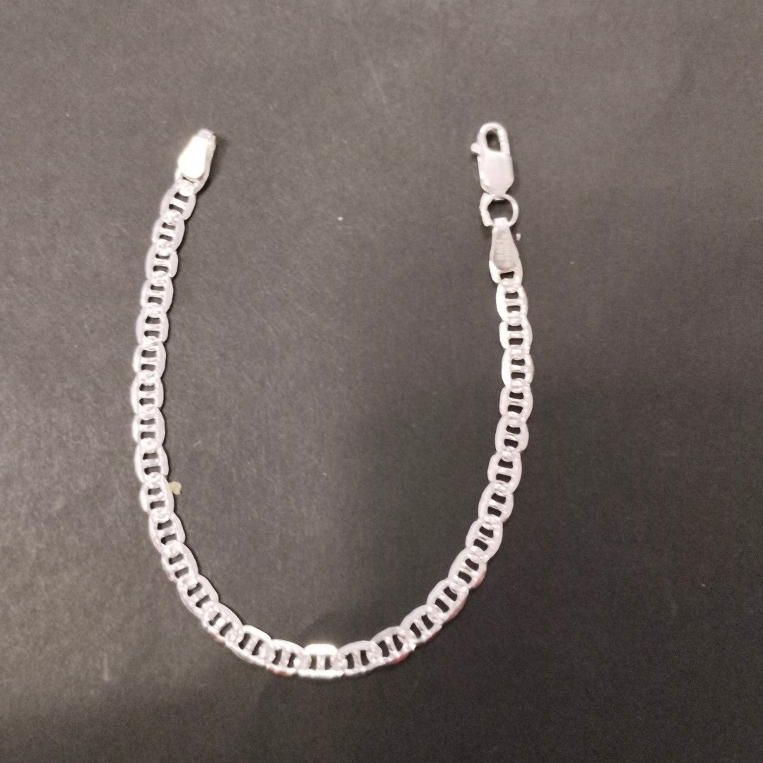 PULSERA TEJIDO MARINERO PLATA .925 4.1G (NUEVO)