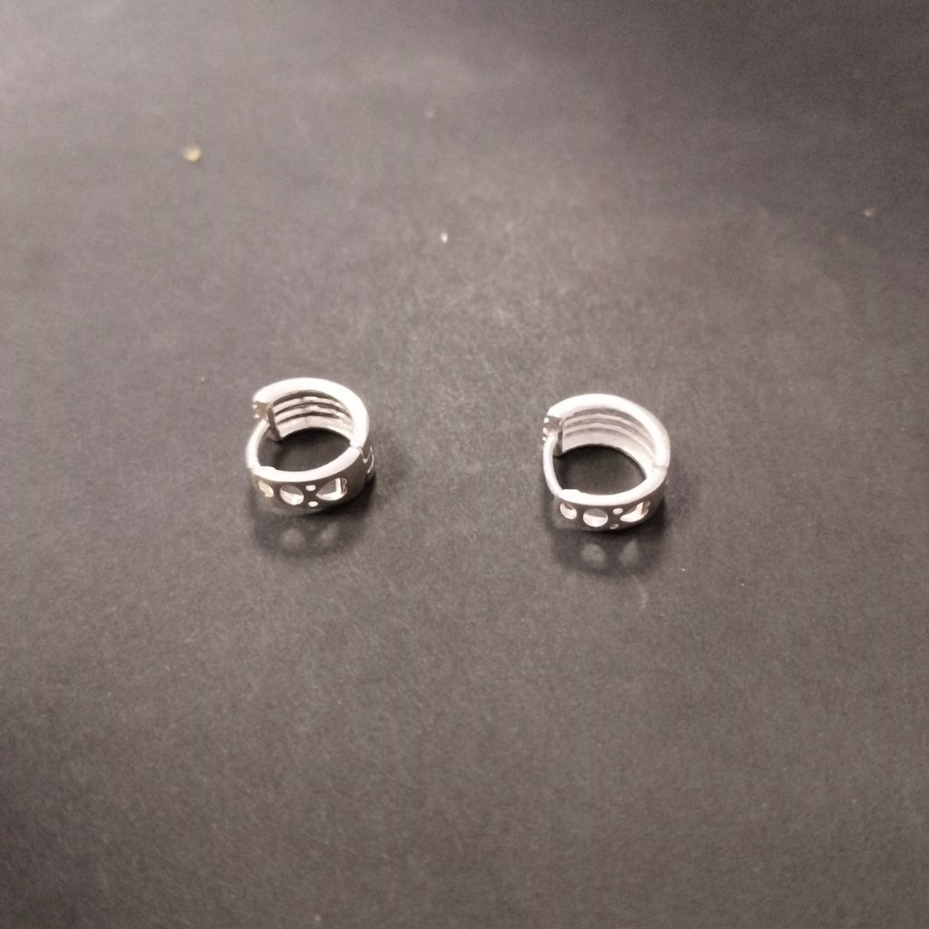 ARRACADAS HUGGIE LABRADA PLATA .925 3.4G (NUEVO)