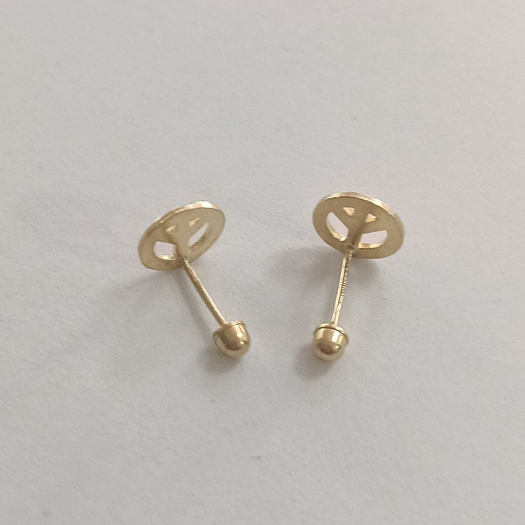 BROQUELES ORO 10K 1 (NUEVO)