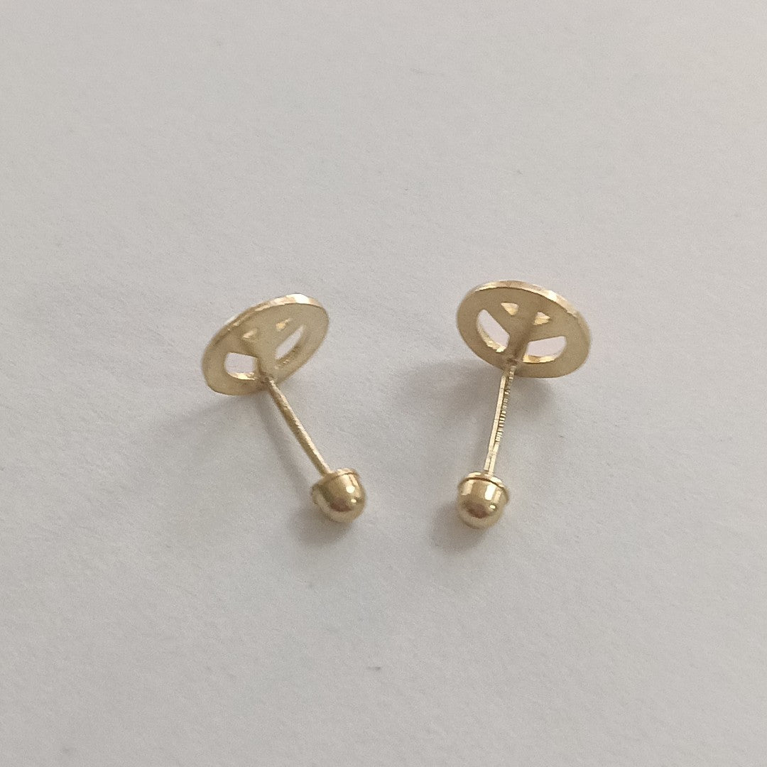 BROQUELES ORO 10K 1 (NUEVO)