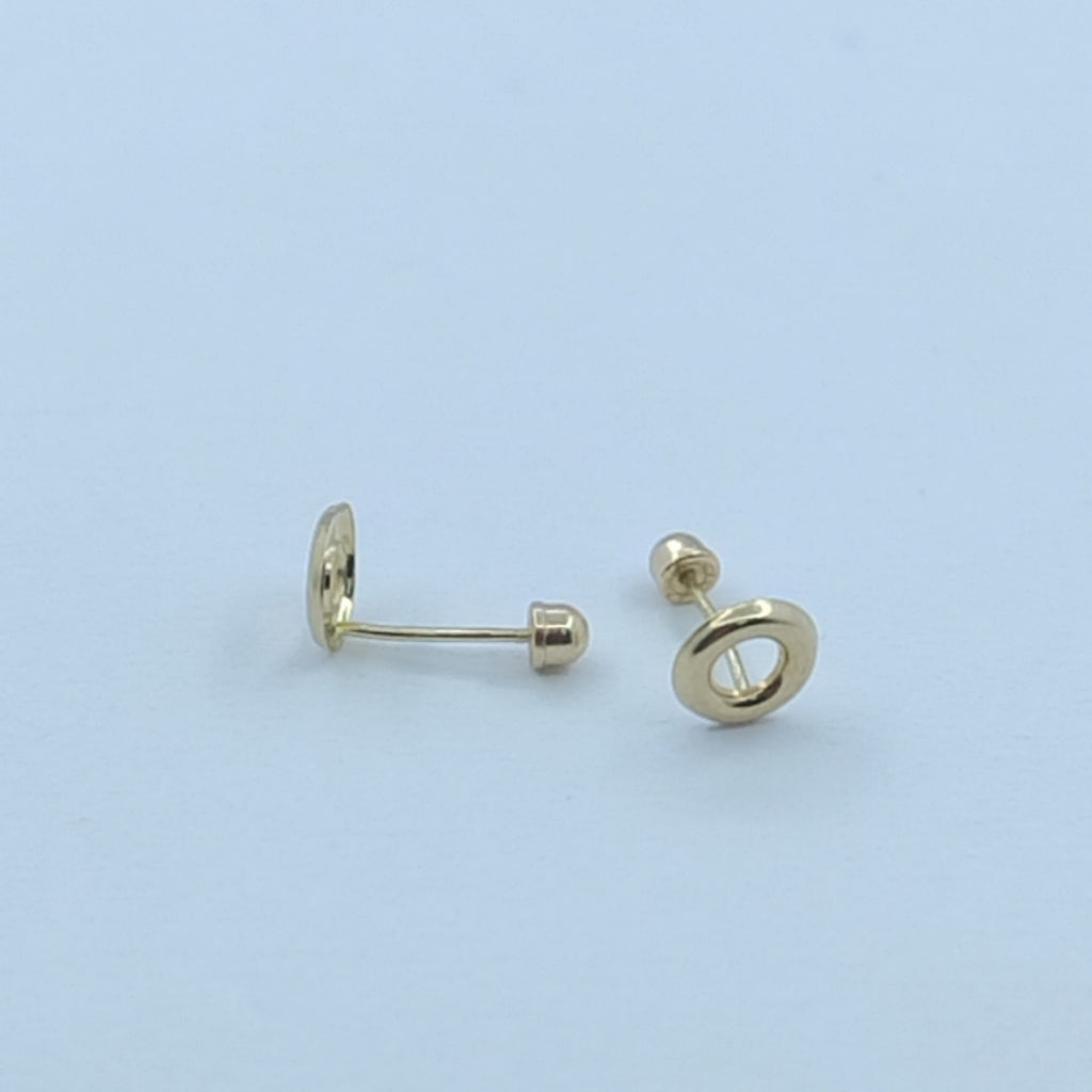 BROQUELES ORO 14K 1 (NUEVO)