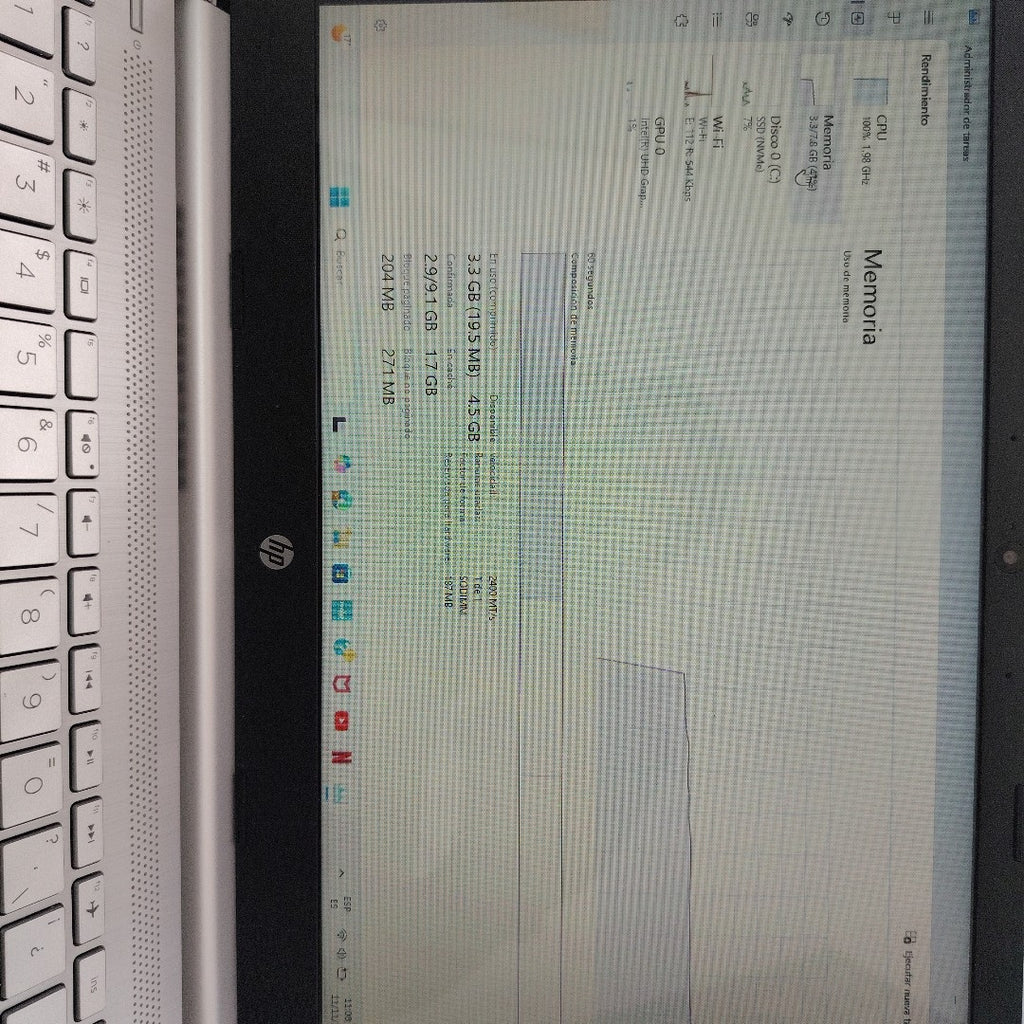 LAPTOP HP 14-DQ0505LA (2022) 256 GB SSD 8 GB RAM (SEMINUEVO)