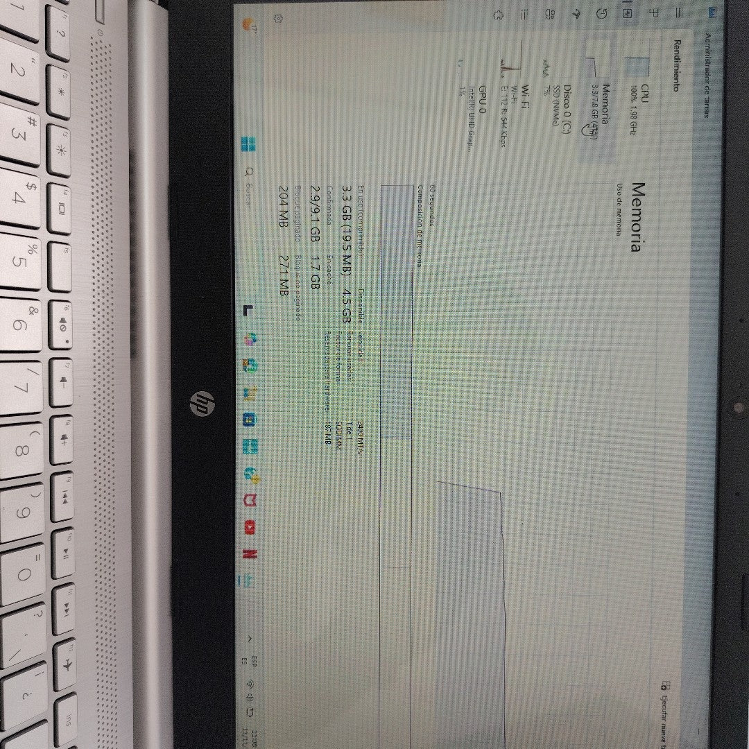 LAPTOP HP 14-DQ0505LA (2022) 256 GB SSD 8 GB RAM (SEMINUEVO)