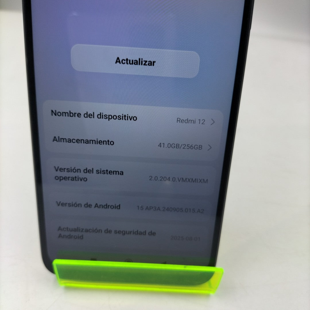 CELULAR XIAOMI REDMI 12 23053RN02L 256 GB 8 GB RAM (SEMINUEVO)
