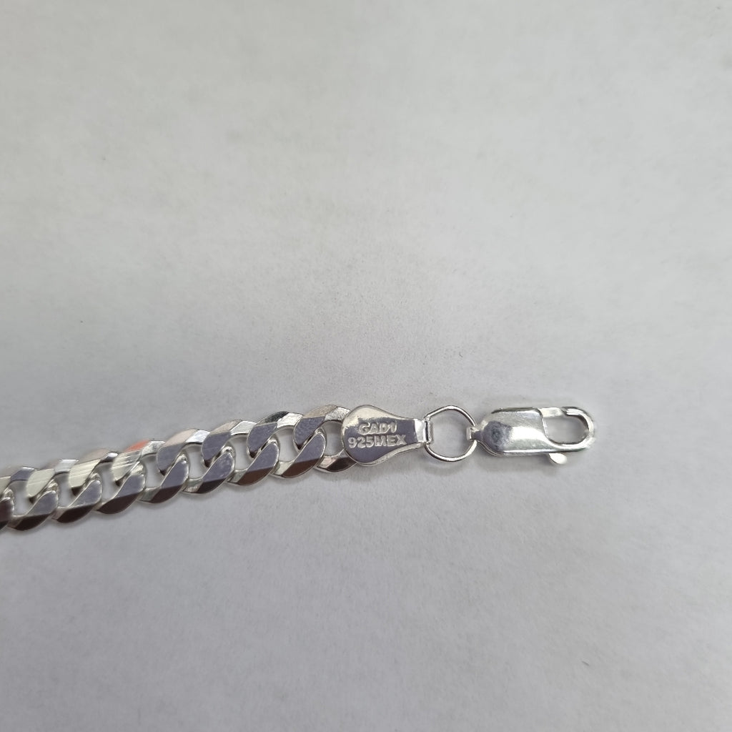 ESCLAVA BARBADA PLATA .925 13G (NUEVO)