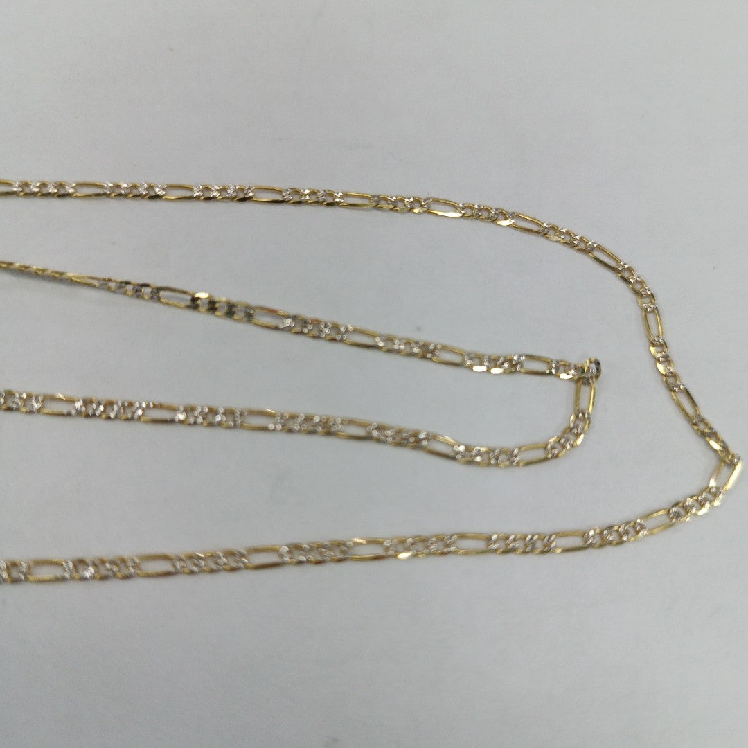 CADENAS CARTIER 3 1 DIAMANTADA ORO 14K 3.3 (NUEVO)