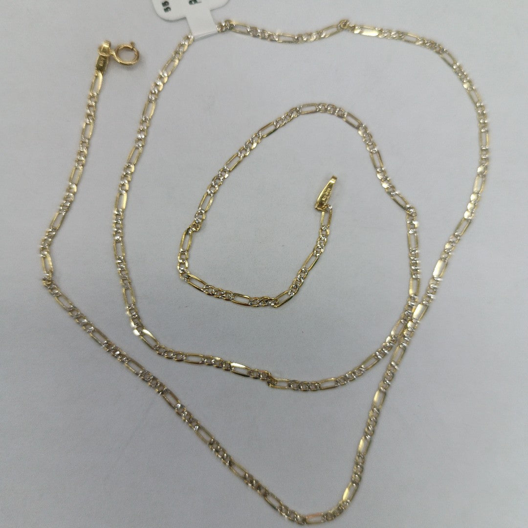 CADENAS CARTIER 3 1 DIAMANTADA ORO 14K 3.2 (NUEVO)