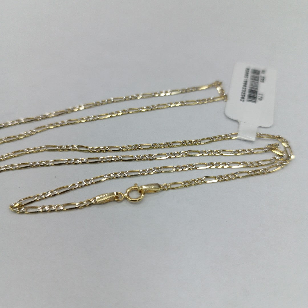 CADENAS CARTIER 3 1 DIAMANTADA ORO 14K 3.3 (NUEVO)