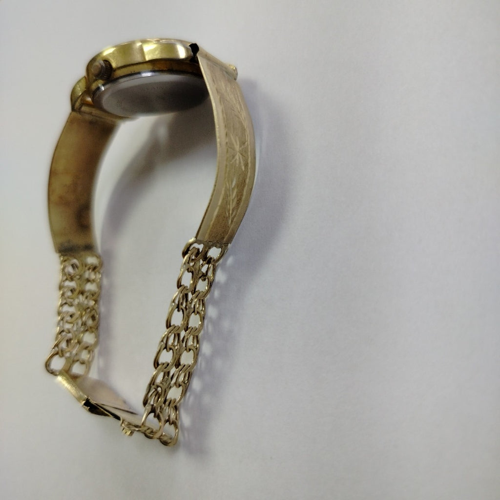 RELOJ CAJA Y PULSO ORO. ORO. 10 K 19 GRMS (SEMINUEVO)