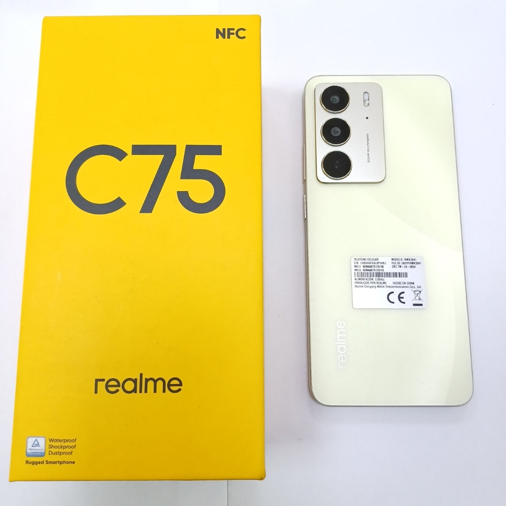 CELULAR REALME C75 RMX3941 (2025) 256 GB 8 GB RAM (SEMINUEVO)