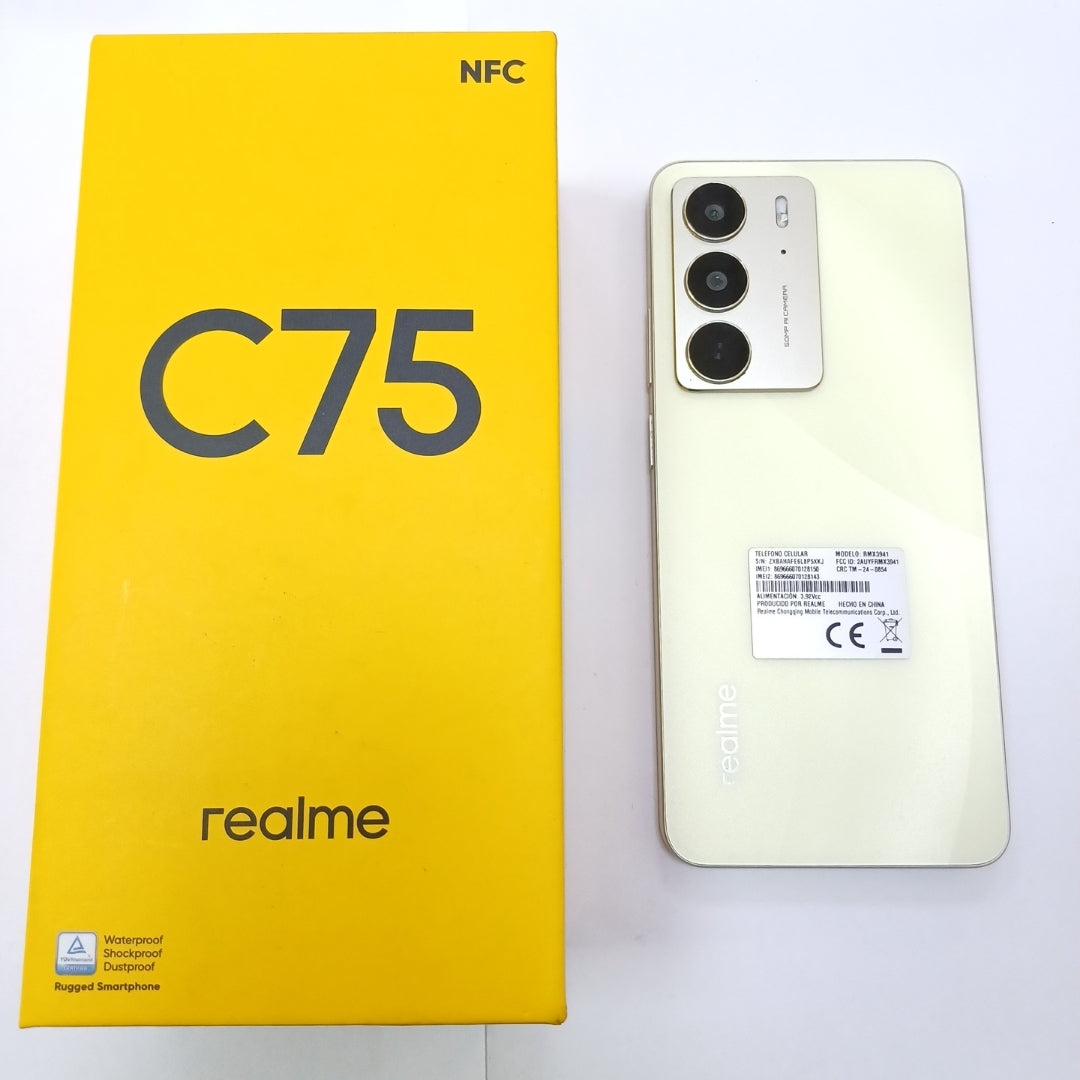 CELULAR REALME C75 RMX3941 (2025) 256 GB 8 GB RAM (SEMINUEVO)