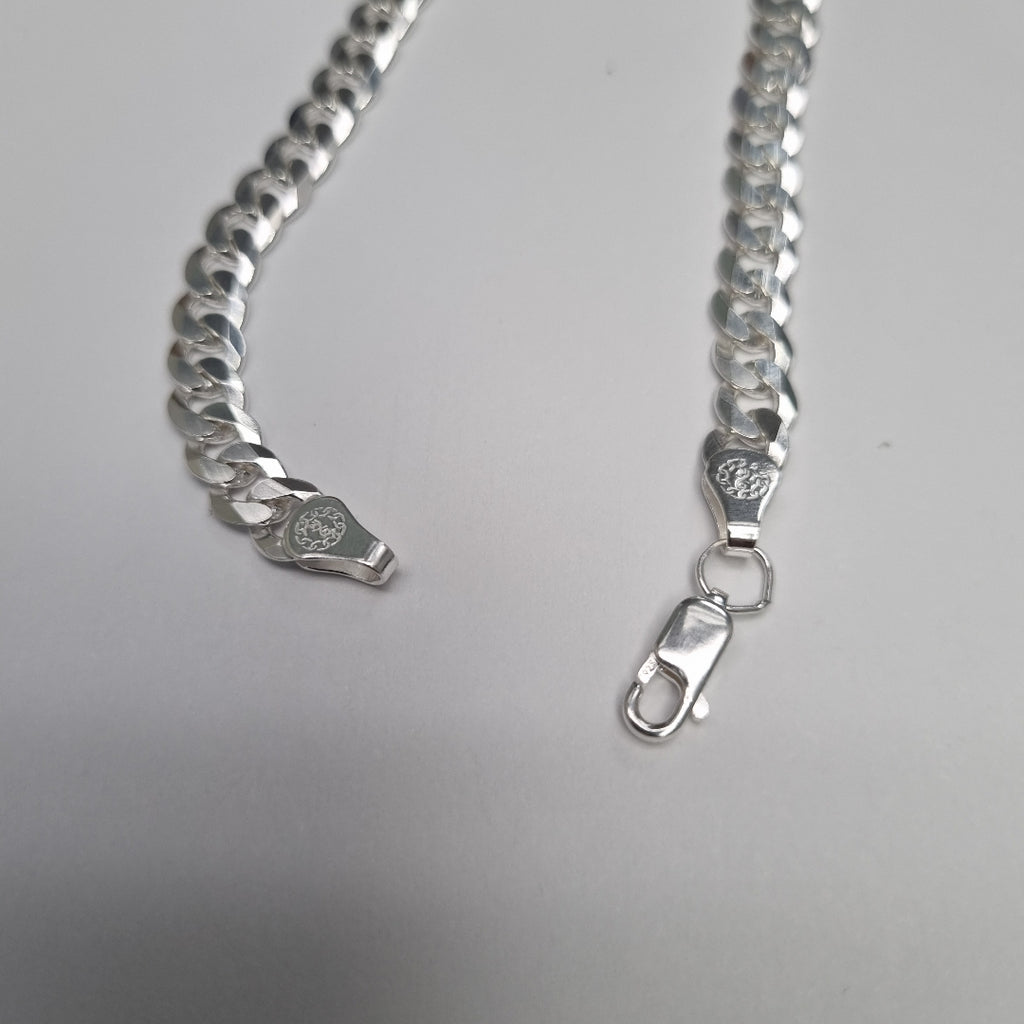 PULSERA BARBADA PLATA .925 10.5G (NUEVO)