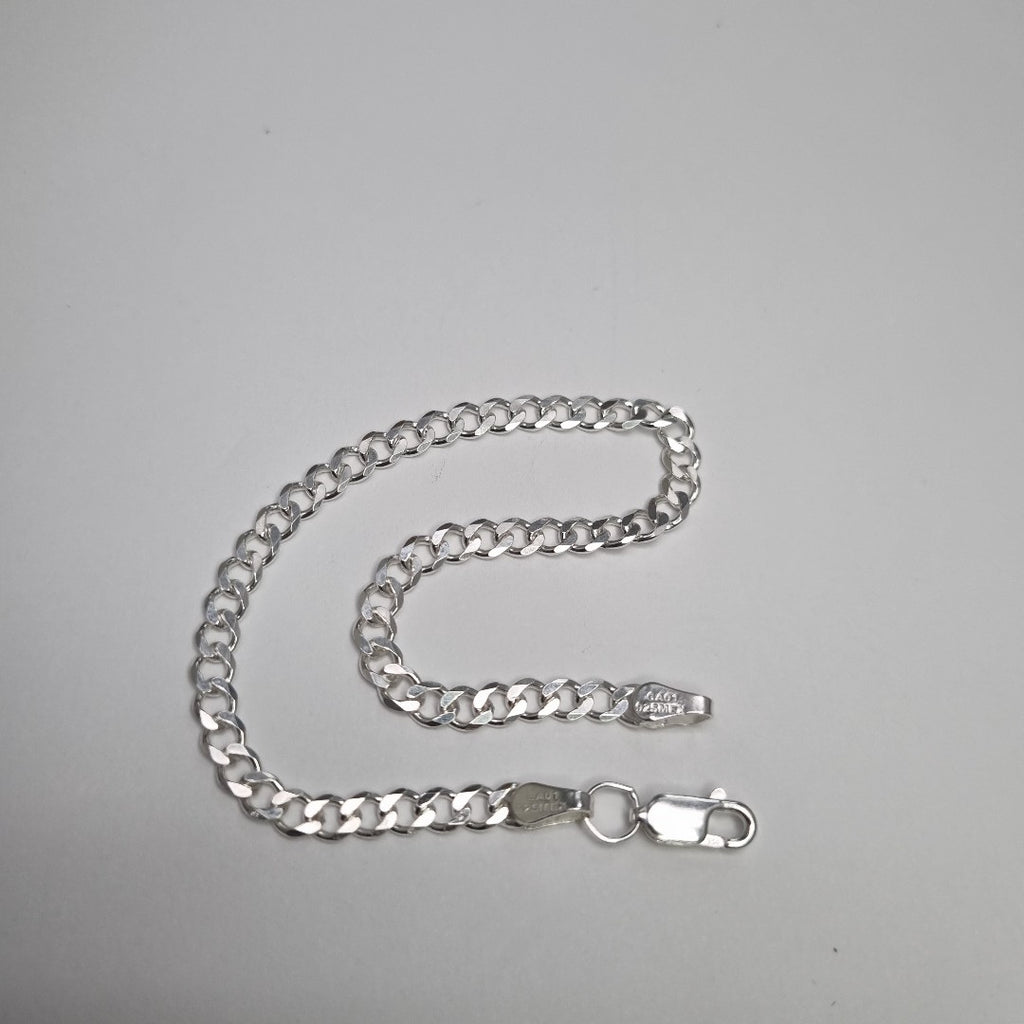 PULSERA BARBADA PLATA .925 4.6G (NUEVO)