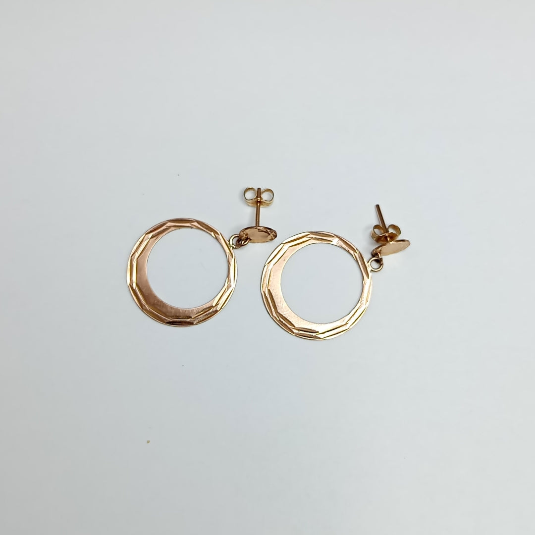ARETES PAR. ORO. 14 K 3.9 GRMS (SEMINUEVO)