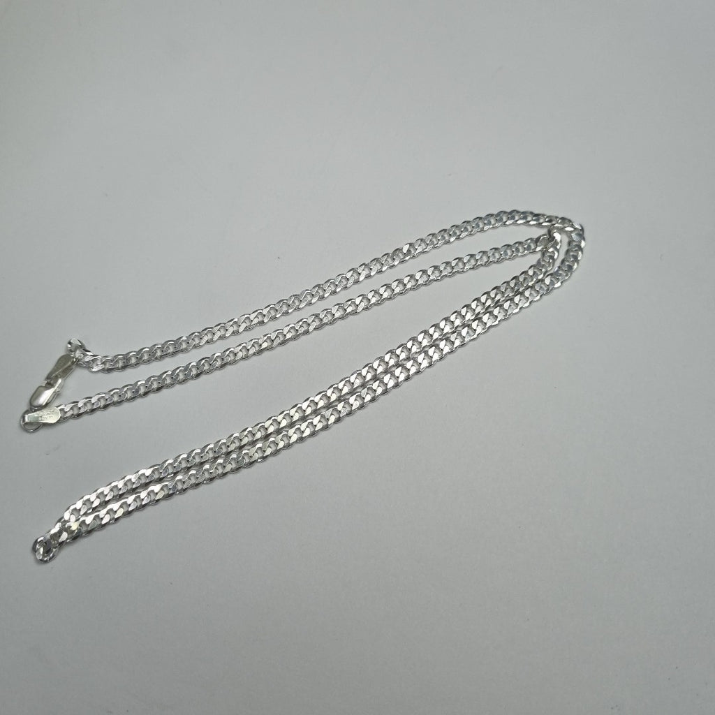 CADENA BARBADA PLATA .925 13.2G (NUEVO)