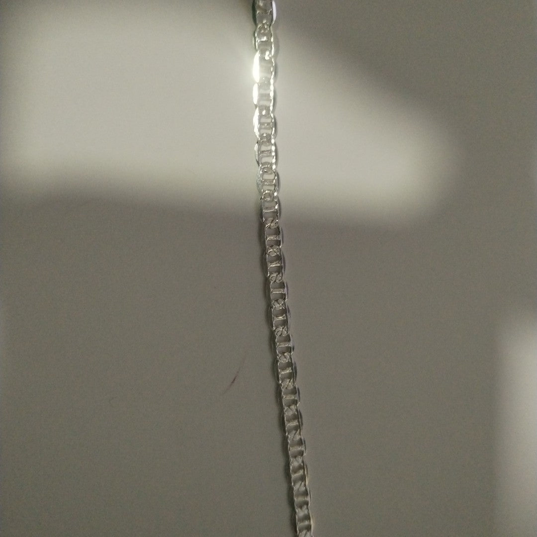 PULSERA TEJIDO MARINERO PLATA .925 4.2G (NUEVO)