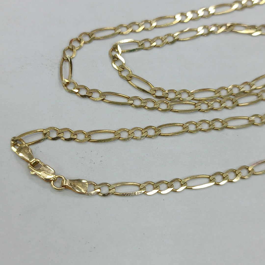 CADENAS CARTIER 3 1 AMARILLA ORO 10K 6.2 (NUEVO)