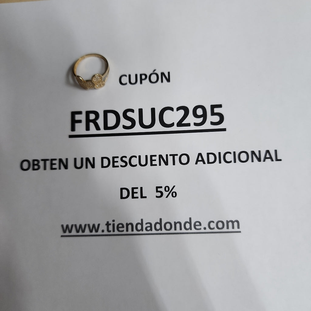 ANILLOS DAMA ORO 14K 2 (NUEVO)