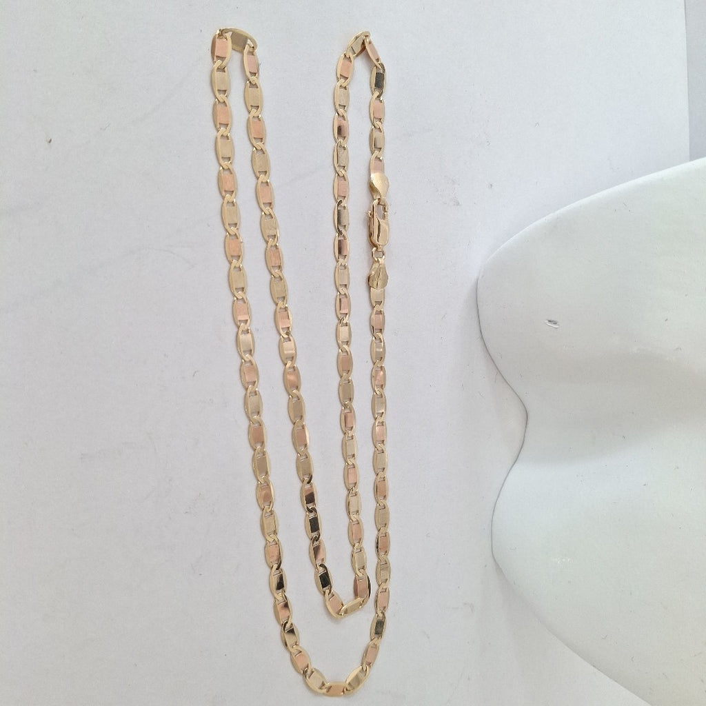 CADENAS VALENTINA/ESPEJO ORO 14K 9.8 (NUEVO)