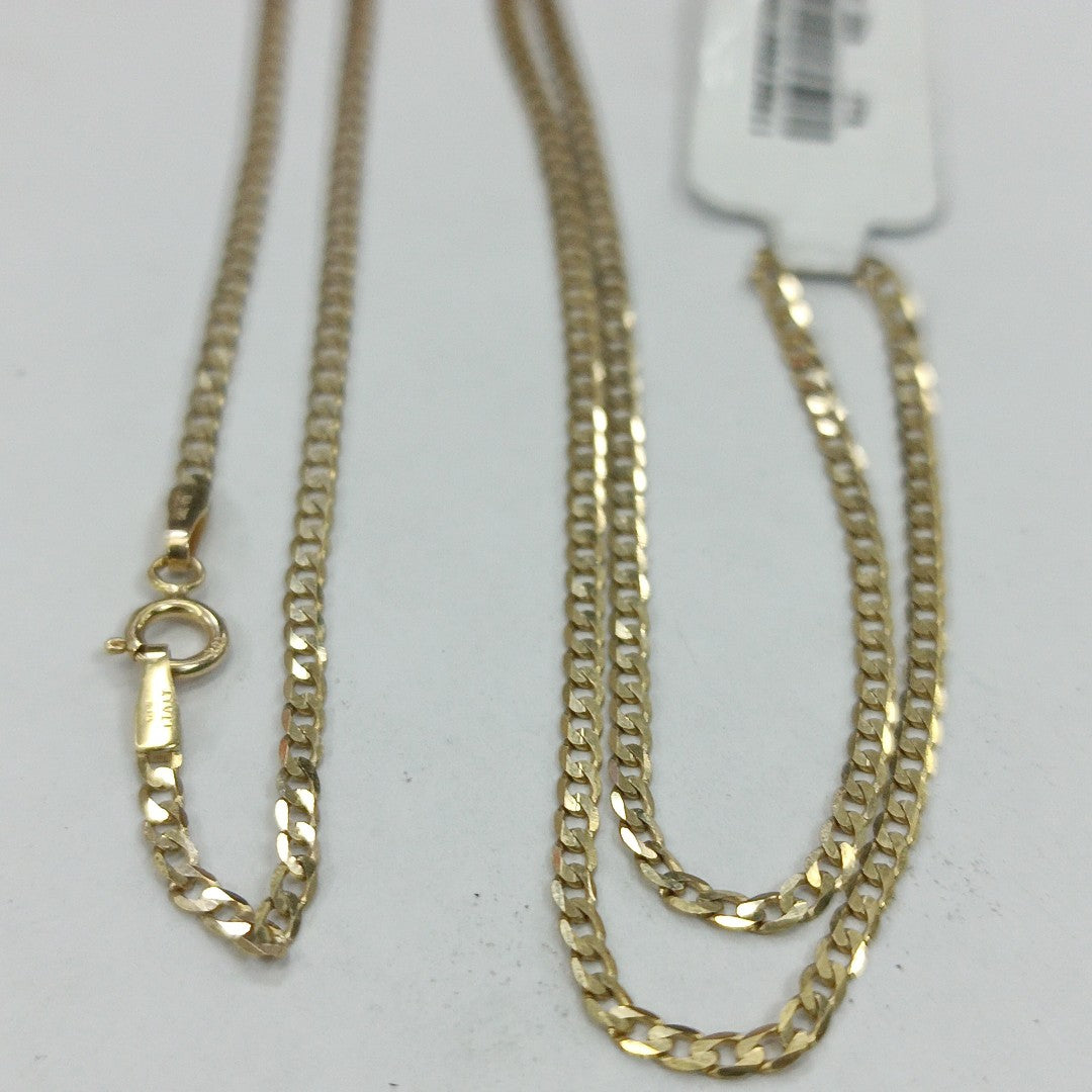 CADENAS BARBADA AMARILLA ORO 10K 2.7 (NUEVO)