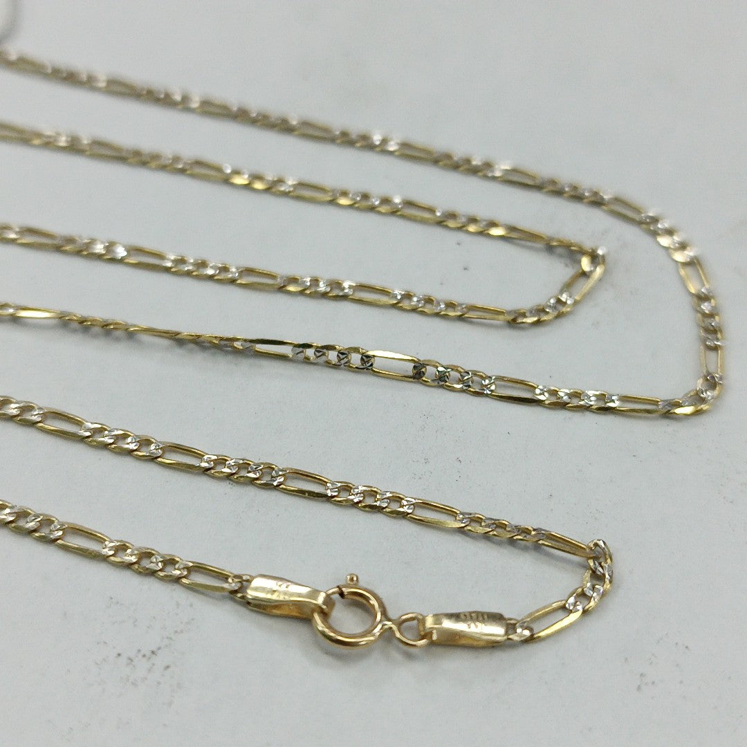 CADENAS CARTIER 3 1 DIAMANTADA ORO 14K 3 (NUEVO)