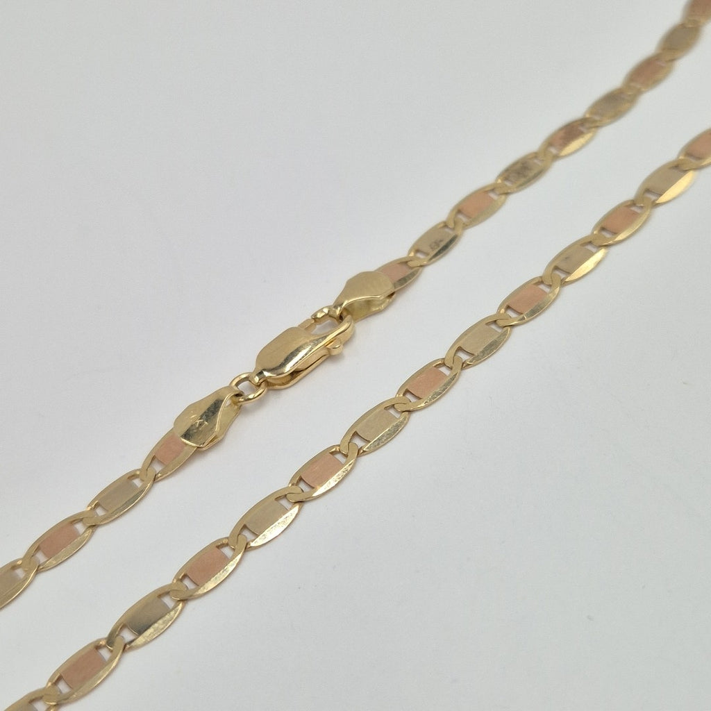 CADENAS VALENTINA/ESPEJO ORO 14K 10 (NUEVO)