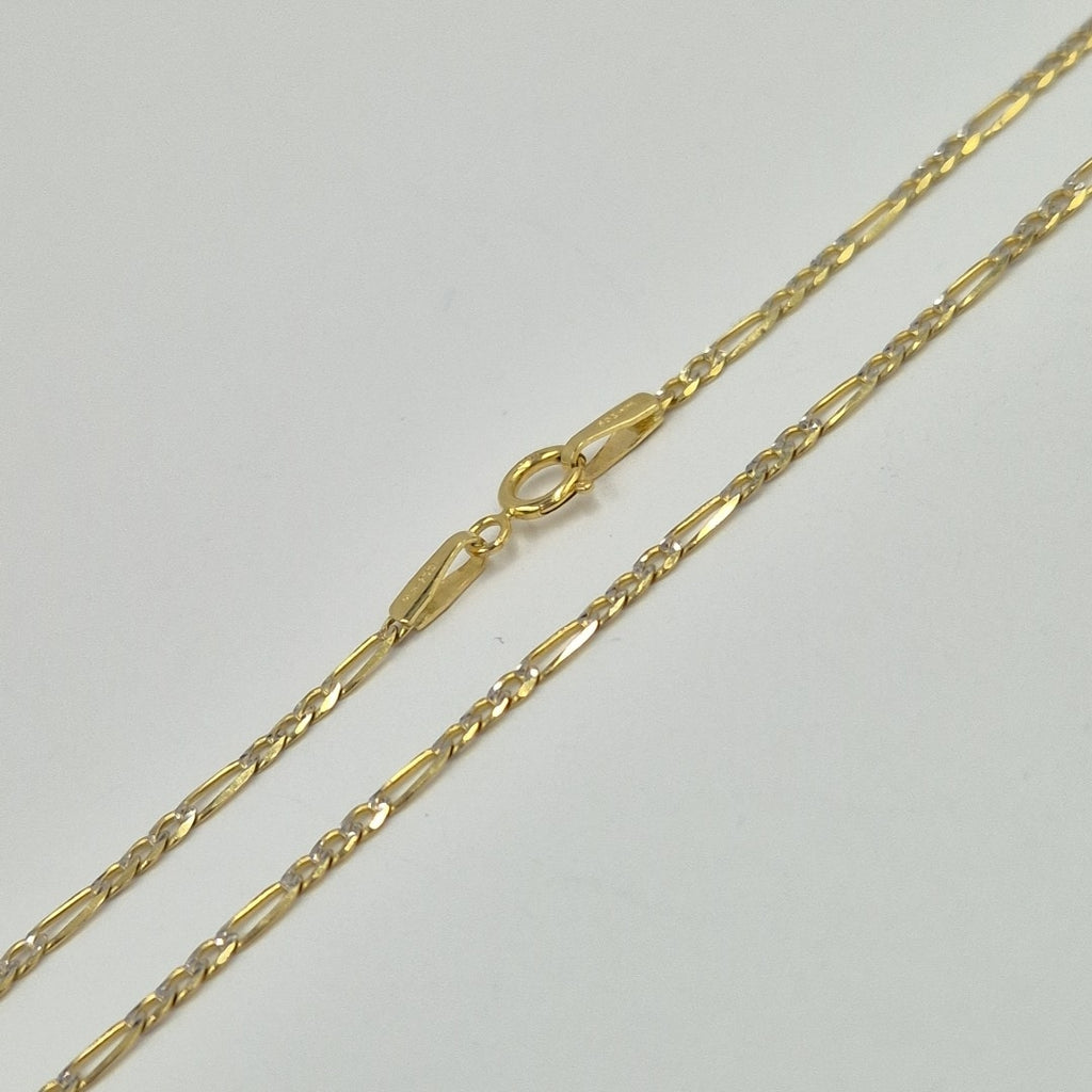 CADENAS CARTIER 3 1 DIAMANTADA ORO 14K 3.3 (NUEVO)